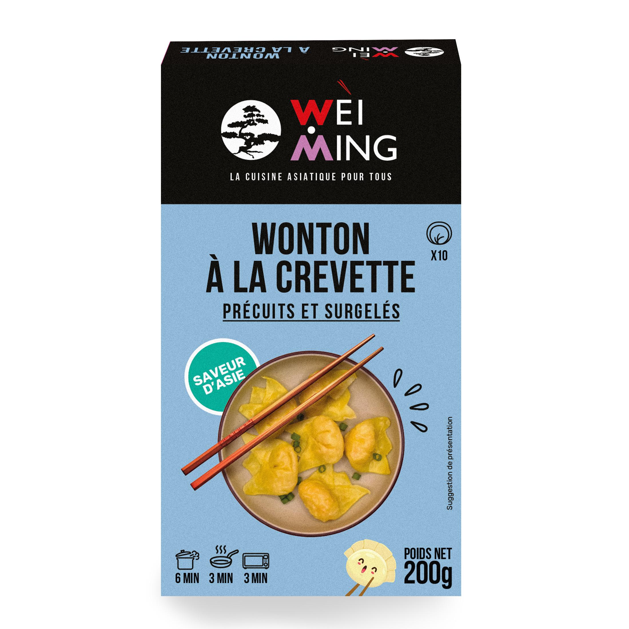 WEI MING Wonton crevette 200g