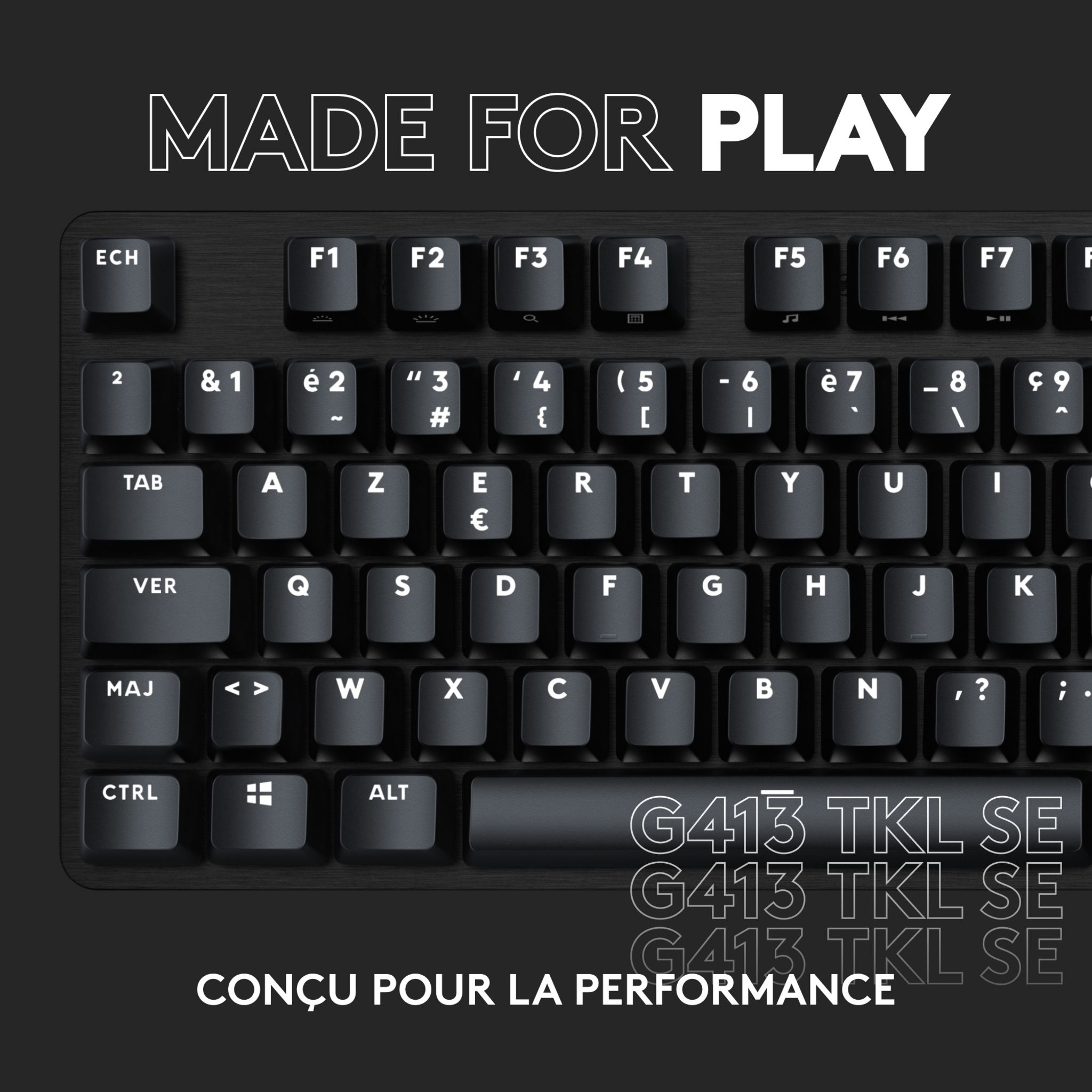 Voir la diapositive 2 : LOGITECH Clavier G413 SE TKL