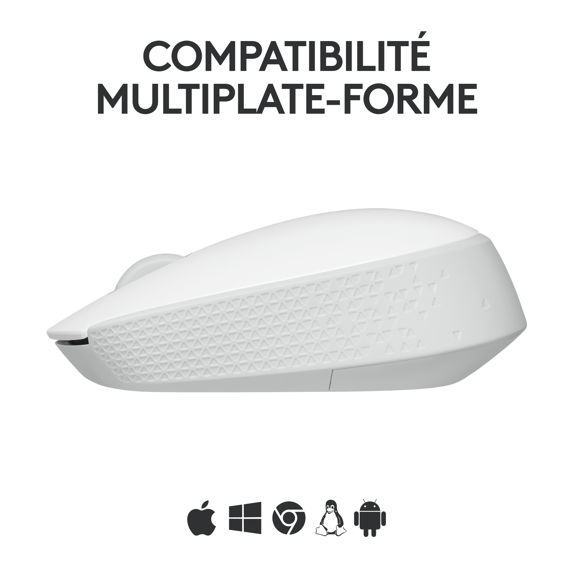 Voir la diapositive 5 : LOGITECH Souris M171 - Blanche