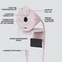 Voir la diapositive 3 : LOGITECH Webcam Brio 300 - Rose