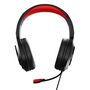 Voir la diapositive 2 : AZGENON Casque Gaming AG-H300S - Rouge et noir