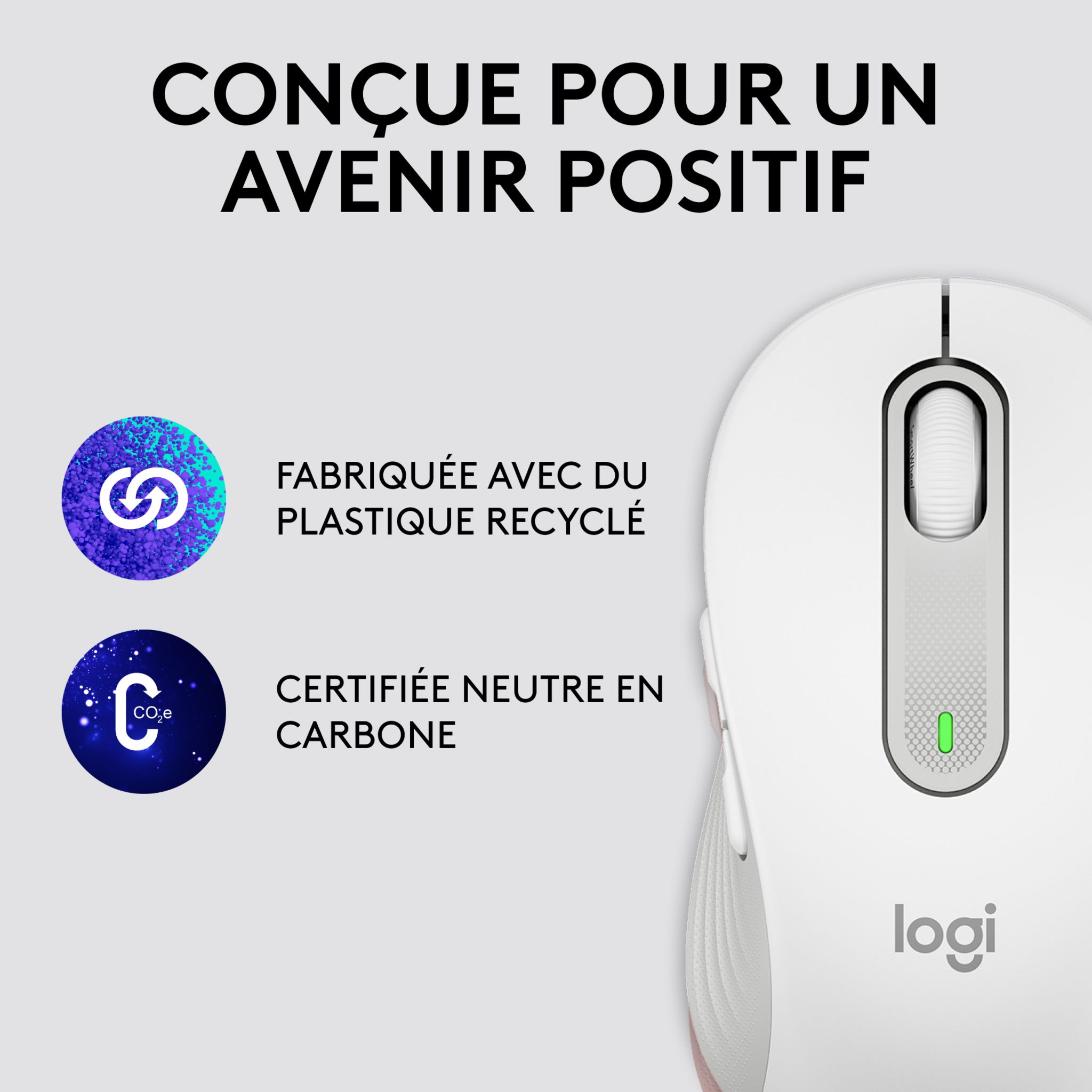 Voir la diapositive 4 : LOGITECH Souris sans fil M650 - Blanche