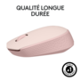 Voir la diapositive 4 : LOGITECH Souris M171 - Rose