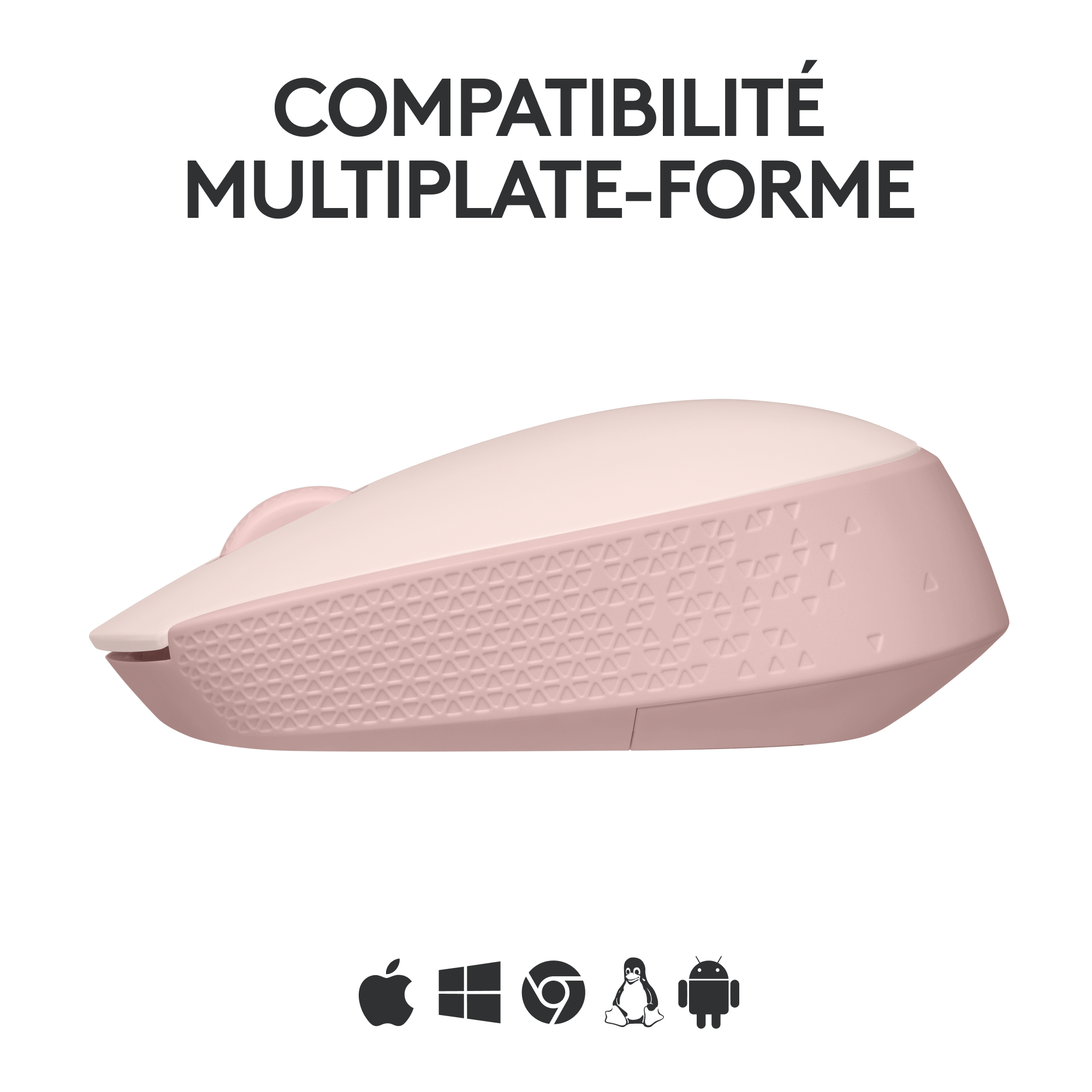 Voir la diapositive 5 : LOGITECH Souris M171 - Rose