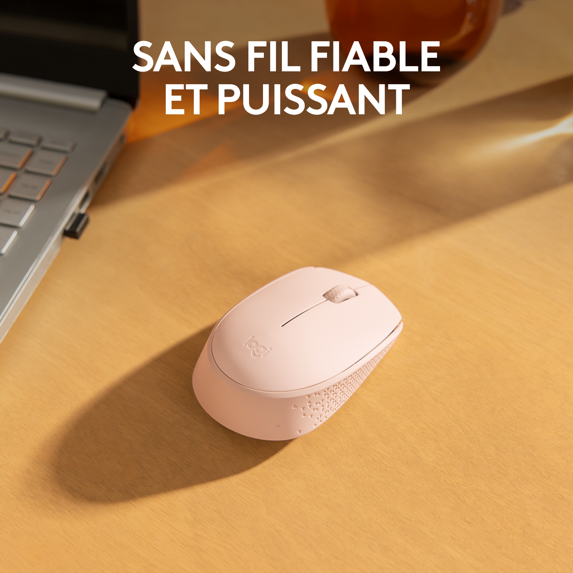 Voir la diapositive 7 : LOGITECH Souris M171 - Rose