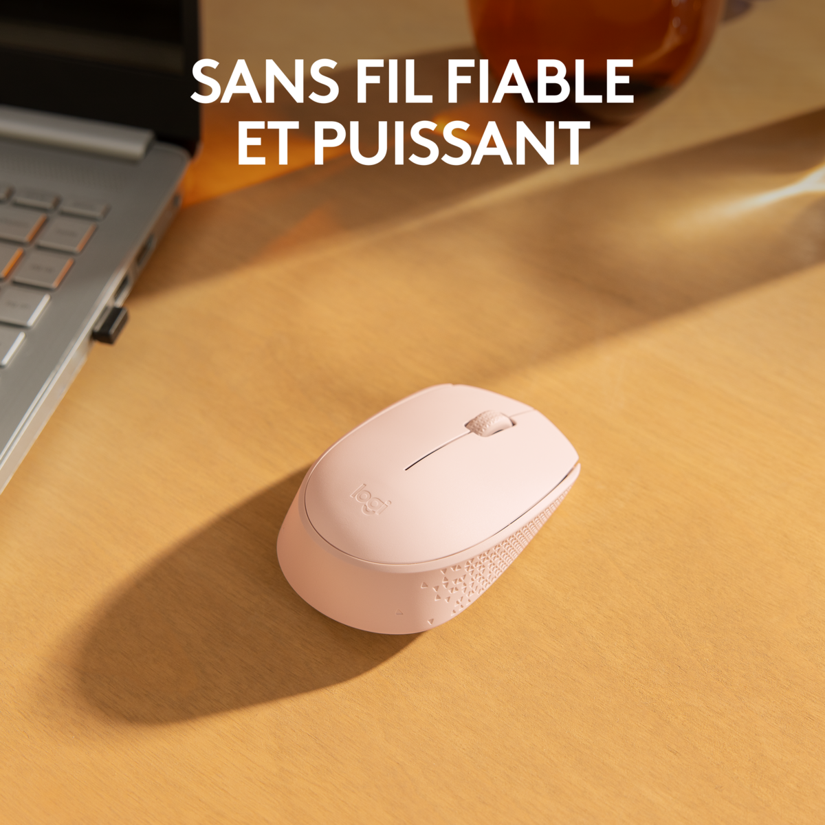 LOGITECH Souris M171 - Rose