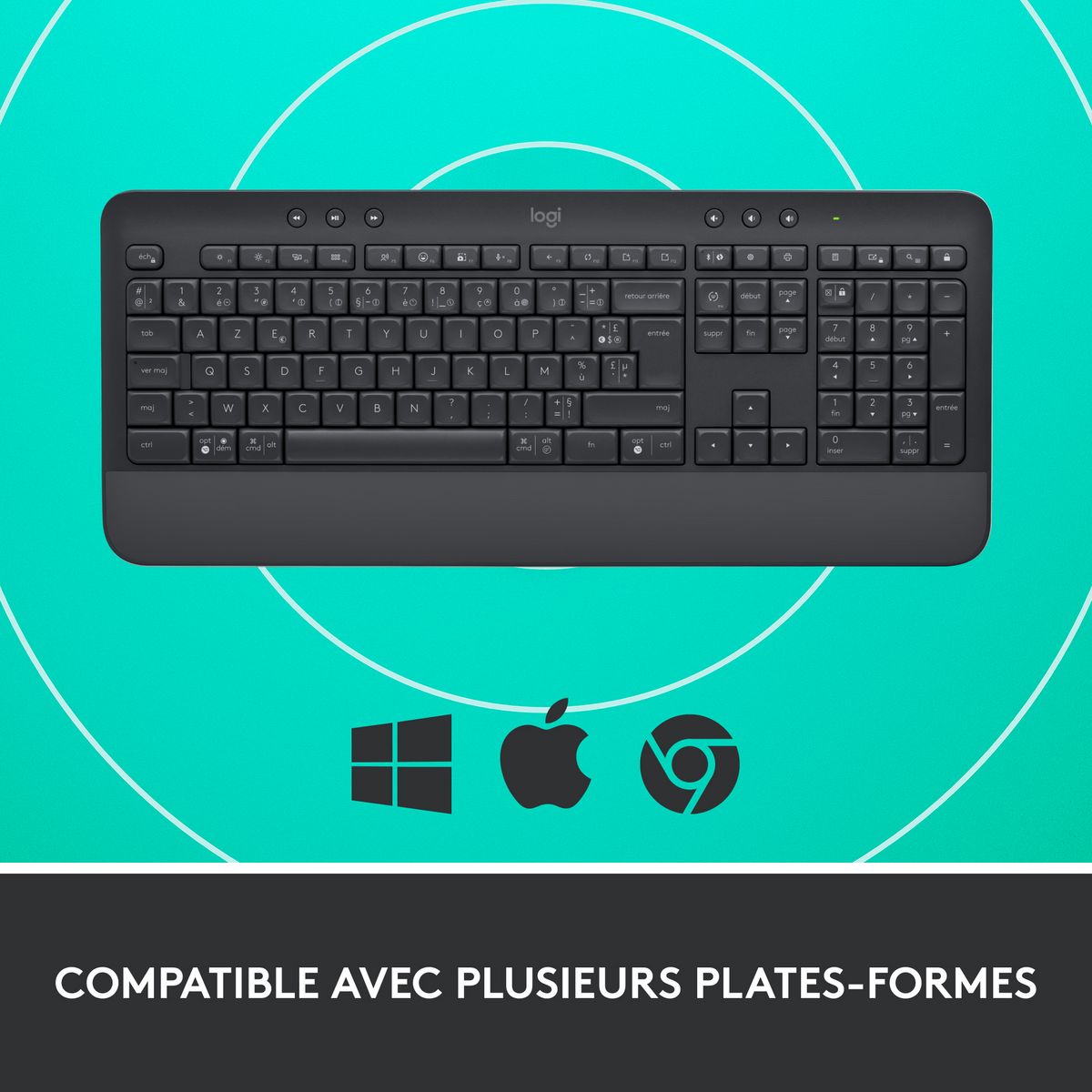 LOGITECH Clavier sans fil K650 - Noir