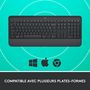 Voir la diapositive 3 : LOGITECH Clavier sans fil K650 - Noir