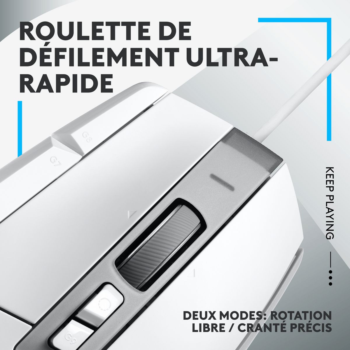 LOGITECH Souris G502 X - Blanche