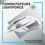 Voir la diapositive 7 : LOGITECH Souris G502 X - Blanche