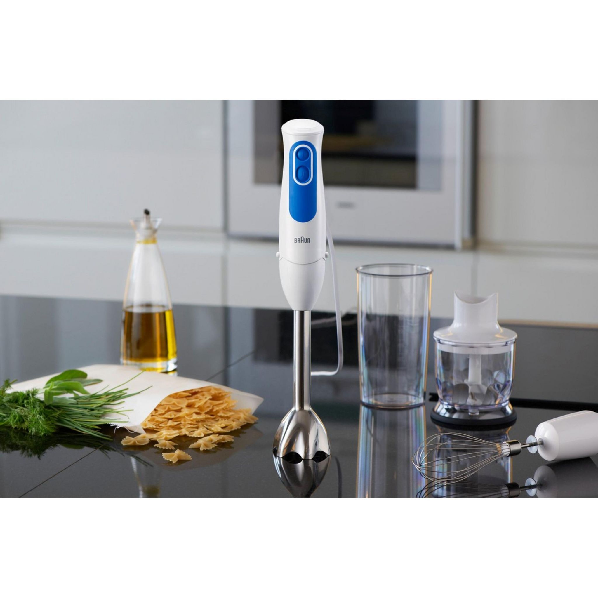 Voir la diapositive 3 : BRAUN Mixeur plongeant MQ3025WH - Blanc