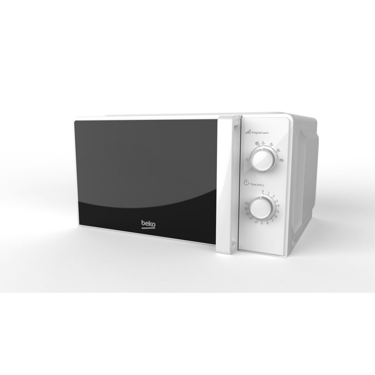 BEKO Micro-ondes monofonction MOC20100WFB, 700 W - Capacité 20 L - Blanc