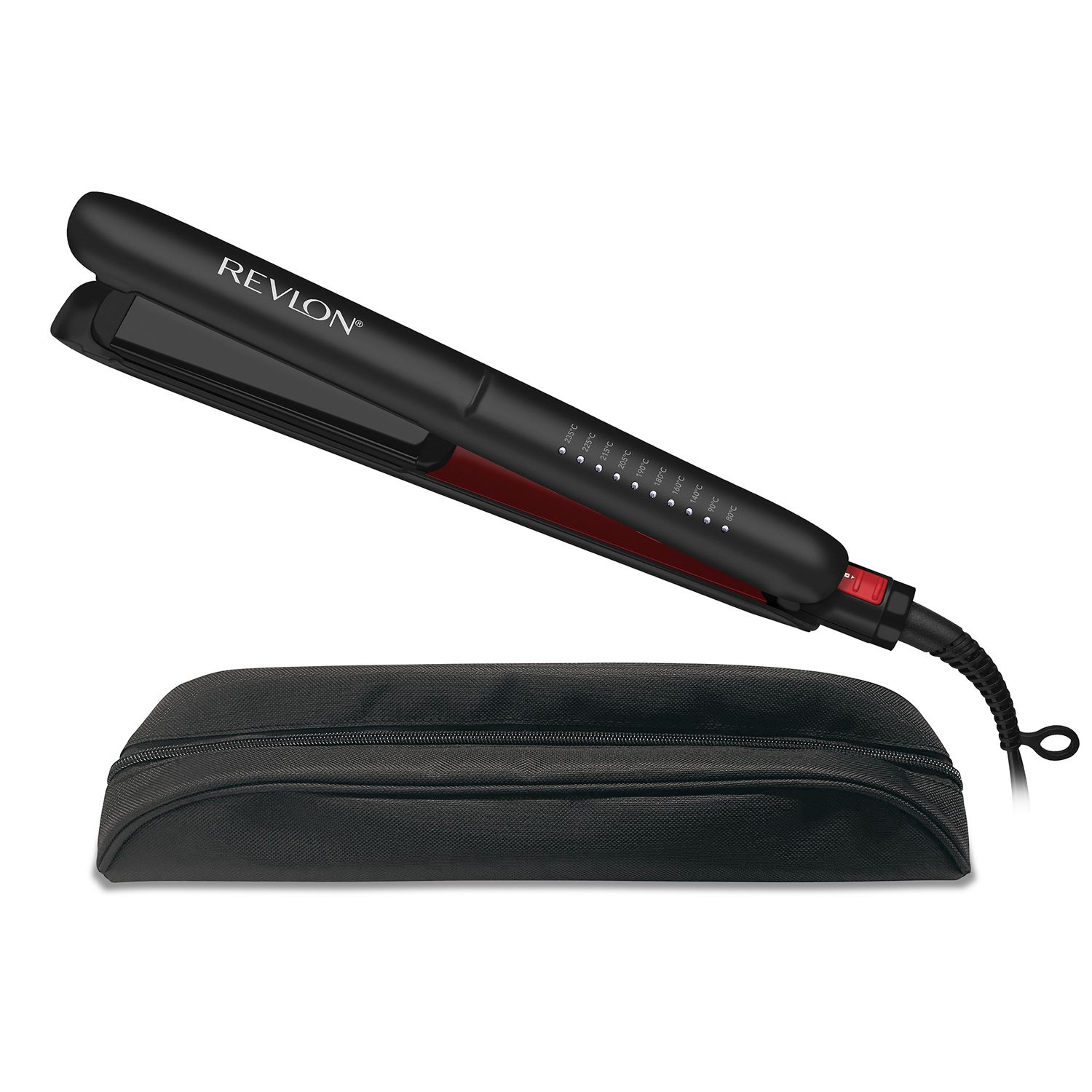 Voir la diapositive 2 : REVLON Lisseur céramique et tourmaline Revlon Smoothstay RVST2211P - Noir