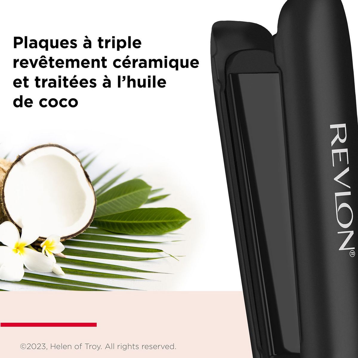 REVLON Lisseur céramique et tourmaline Revlon Smoothstay RVST2211P - Noir