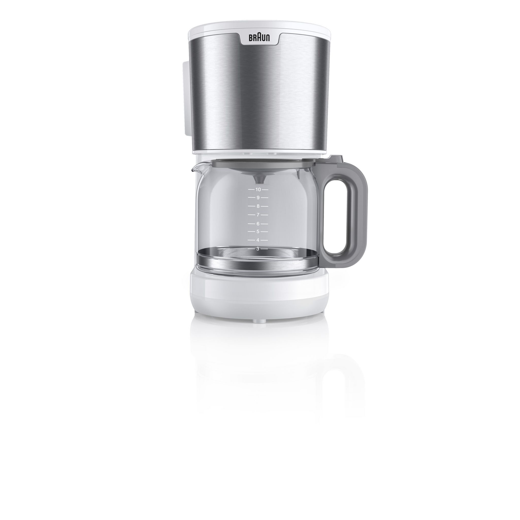 Voir la diapositive 3 : BRAUN Cafetière à filtre KF1500WH - Silver
