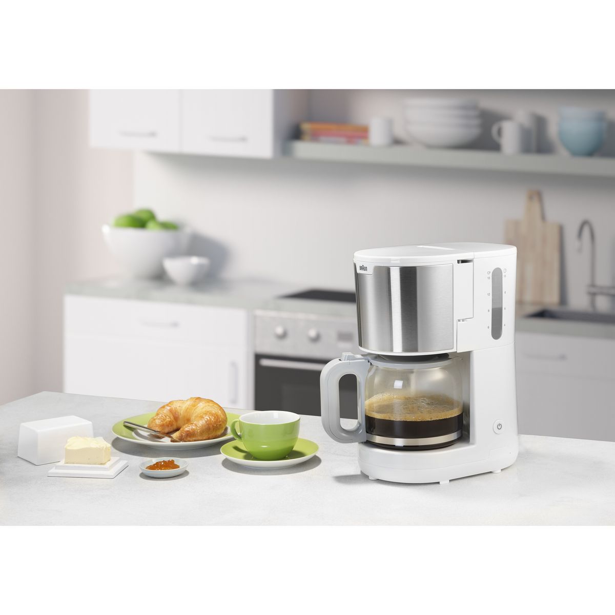 BRAUN Cafetière à filtre KF1500WH - Silver