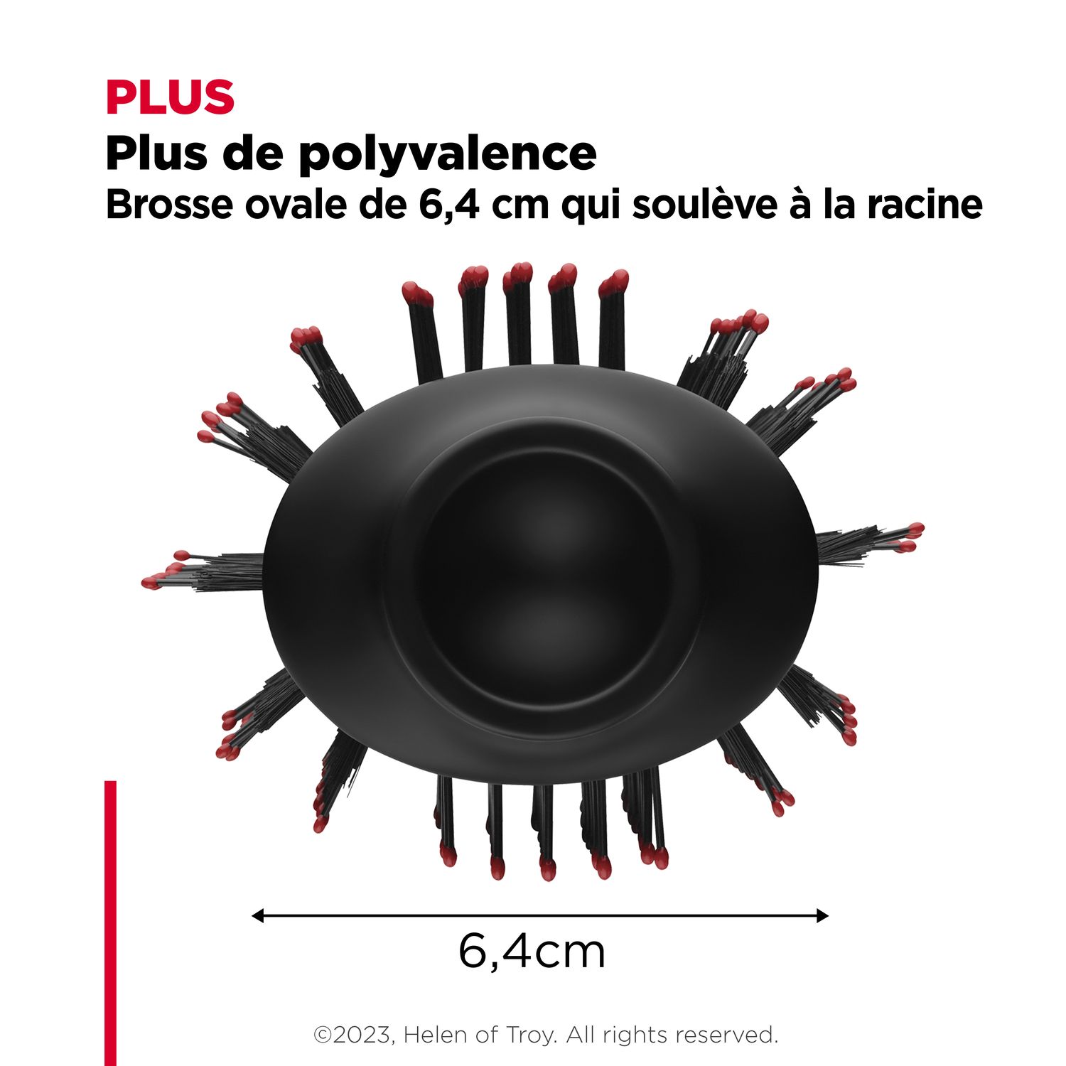 Voir la diapositive 6 : REVLON Brosse soufflante One-Step Volumiser Plus RVDR5298 - Noir