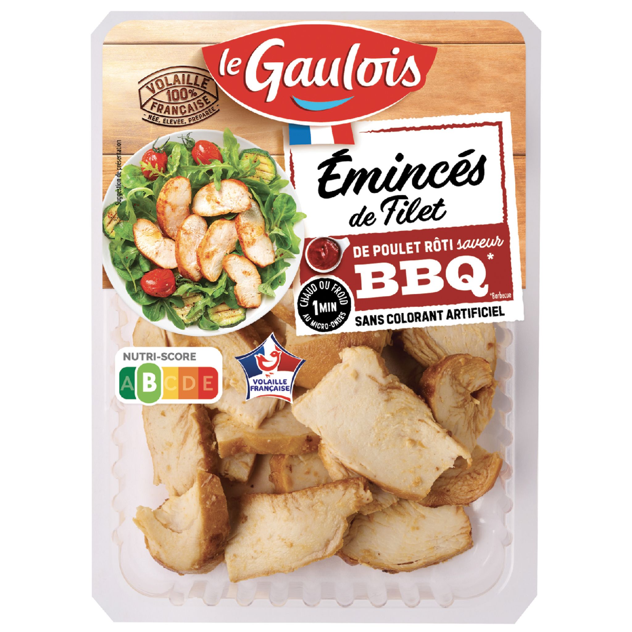 LE GAULOIS Émincés De Filet De Poulet Saveur BBQ 180g Pas Cher - Auchan.fr