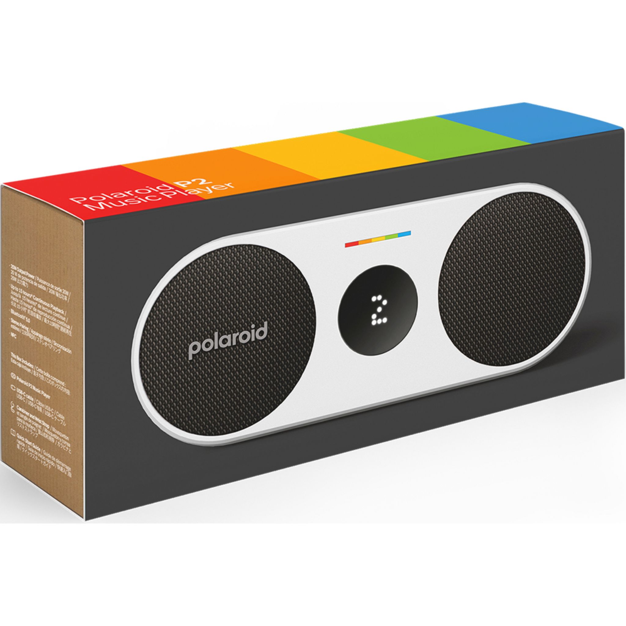 Voir la diapositive 2 : POLAROID Enceinte Music Player 2 - Blanc