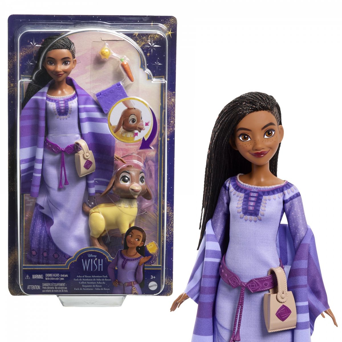 MATTEL Coffret Poupée Asha voyage