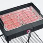 Voir la diapositive 5 : SEVERIN Barbecue électrique sur pieds PG8566 - Noir