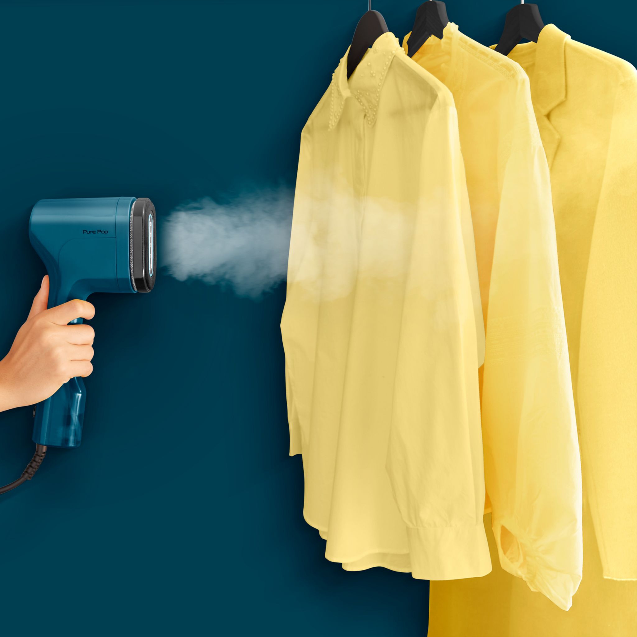 Voir la diapositive 14 : CALOR Défroisseur à main&nbsp;&nbsp;Pure POP&nbsp;DT2020 - Bleu