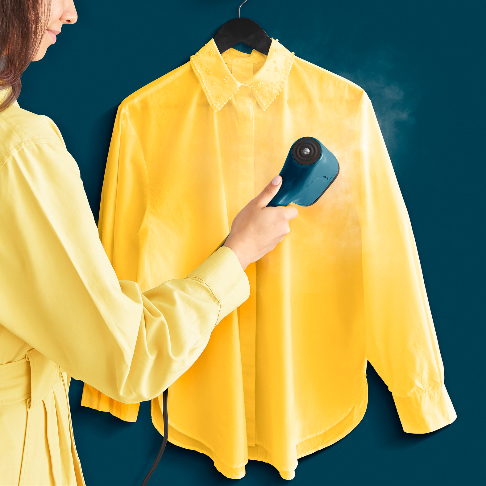 Voir la diapositive 9 : CALOR Défroisseur à main&nbsp;&nbsp;Pure POP&nbsp;DT2020 - Bleu