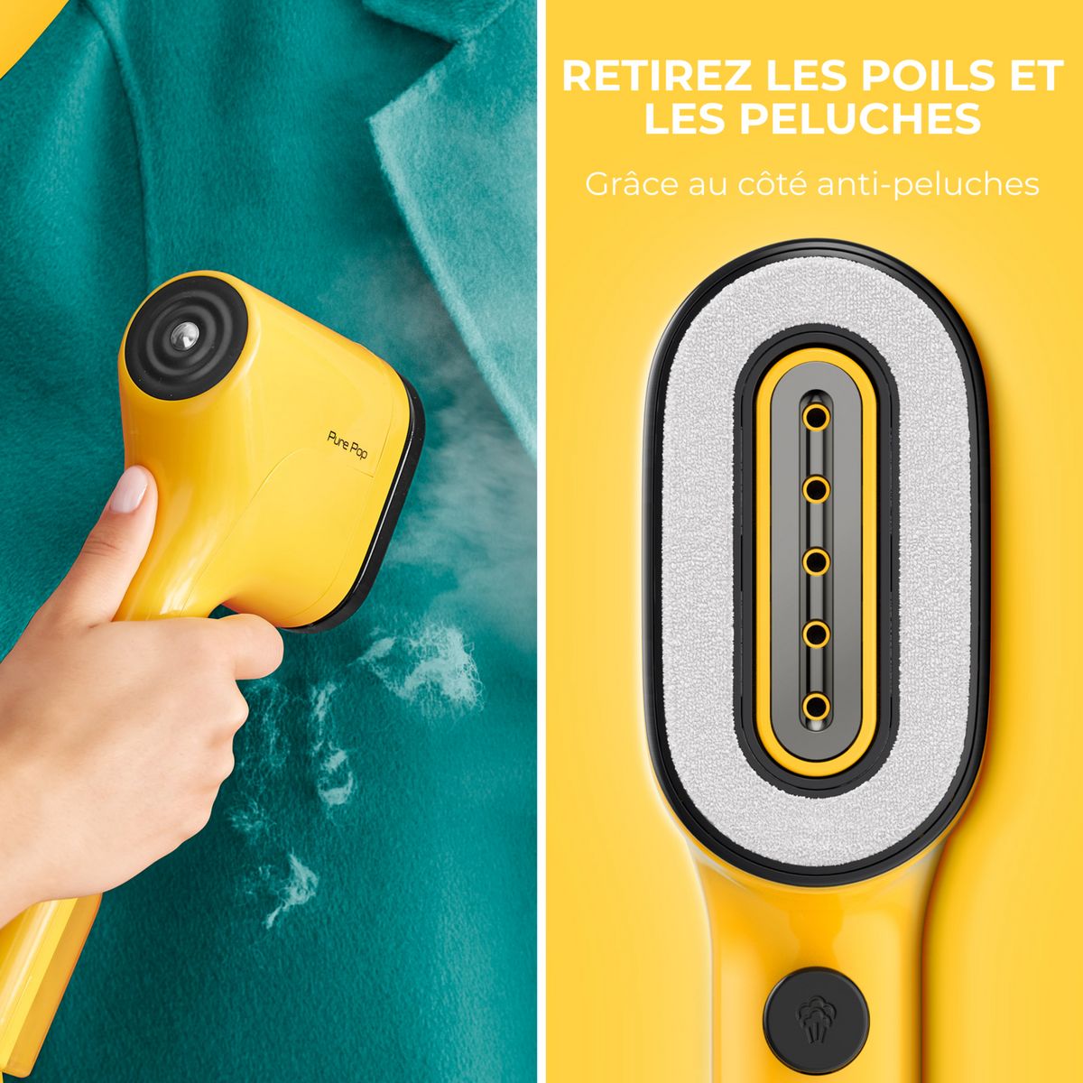CALOR Défroisseur à main&nbsp; Pure POP DT2026 - Jaune