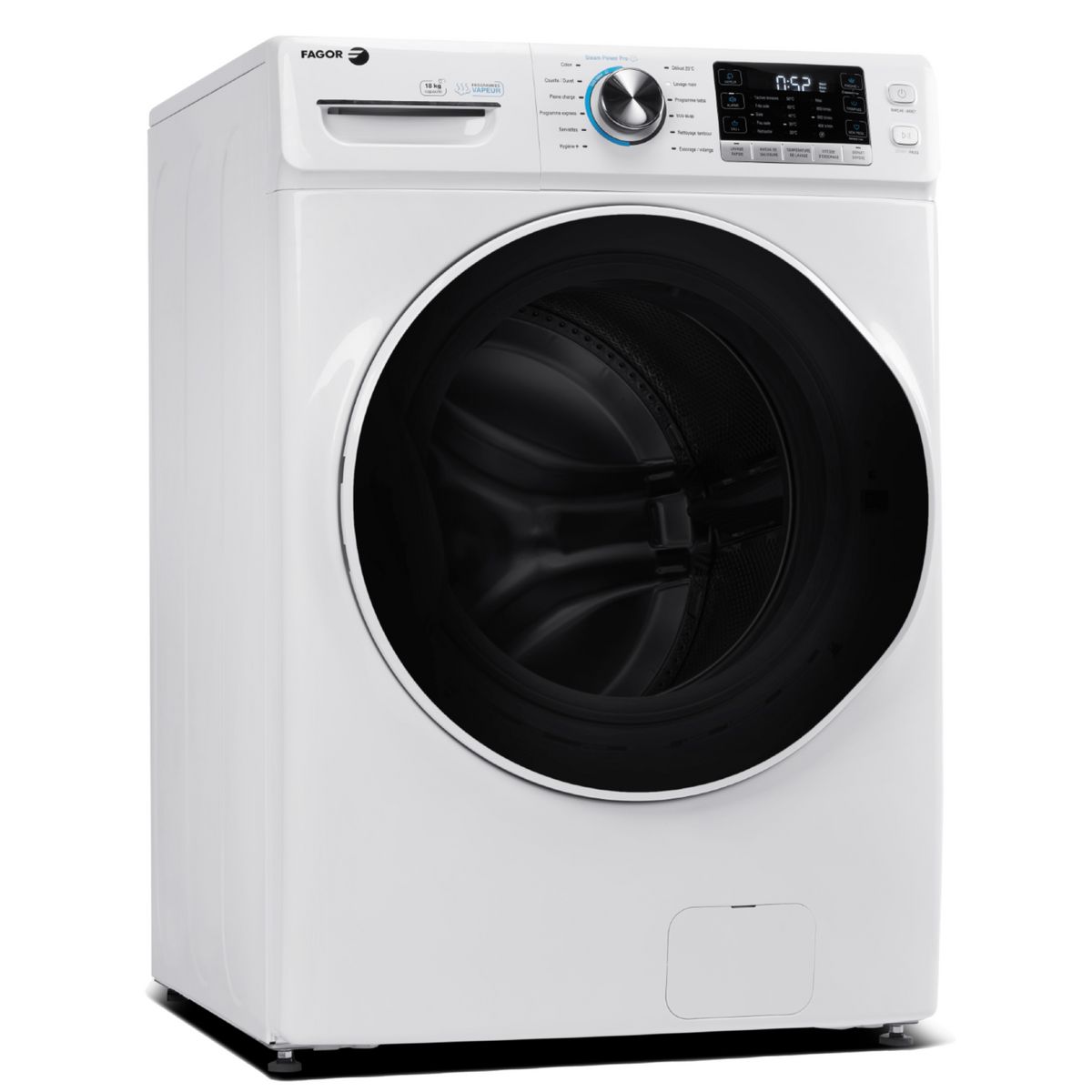 FAGOR Lave linge hublot FLF1810DIDW, 18 kg, 1000 t/min, D