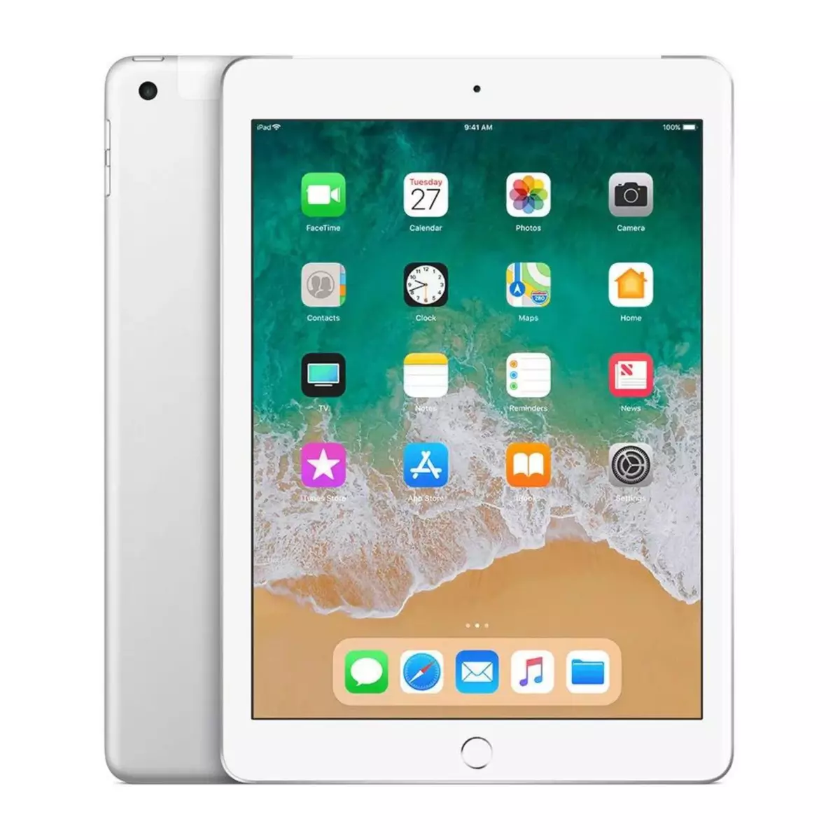 ORDI./TABLETTES: Apple iPad 6 Argent 32 Go (WIFI) - Reconditionné Grade A