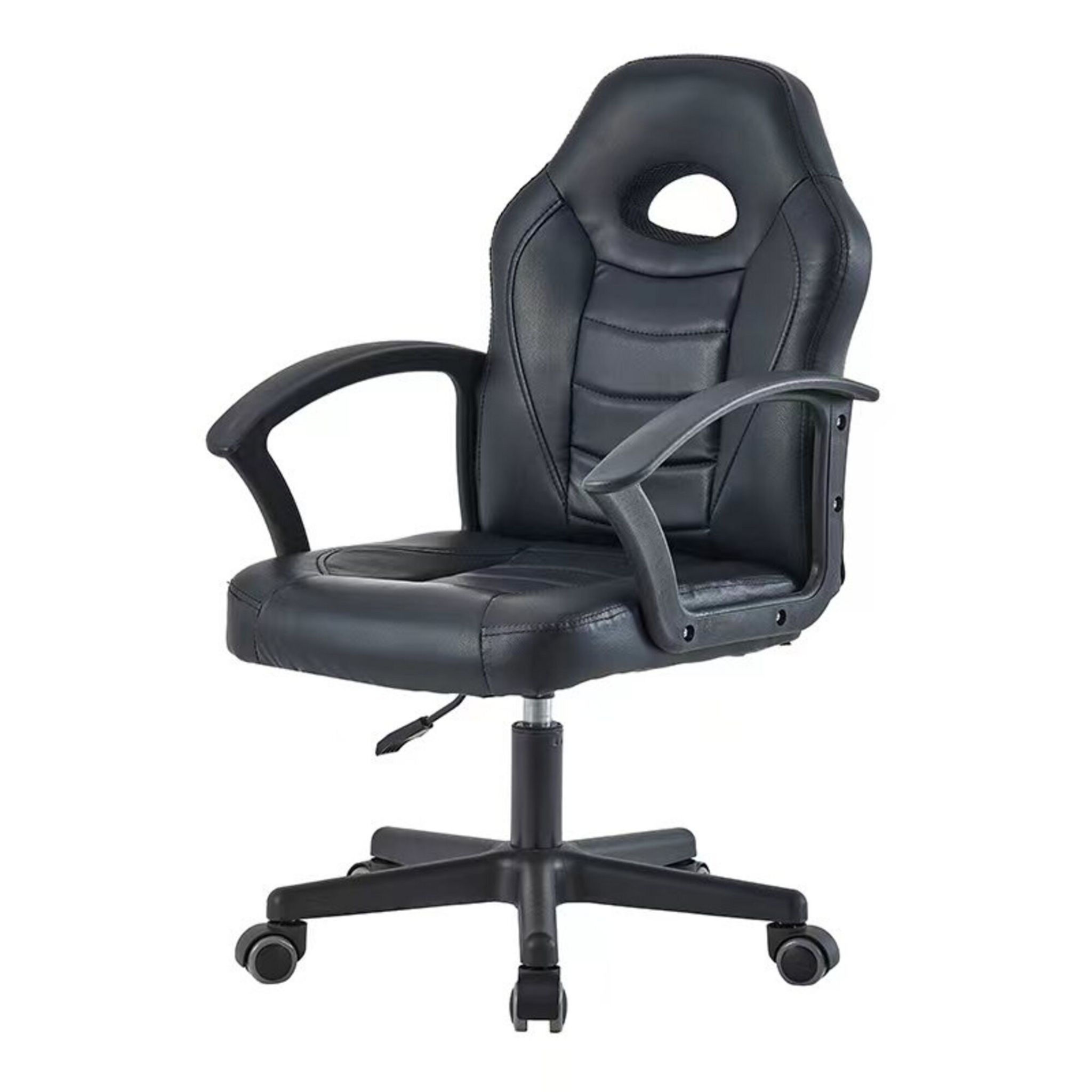 Voir la diapositive 2 : TX Siège Gaming Enfant -  Noir