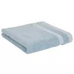 Drap de bain uni en coton 500 g/m². Coloris disponibles : Rose, Bleu, Gris, Beige, Orange, Vert