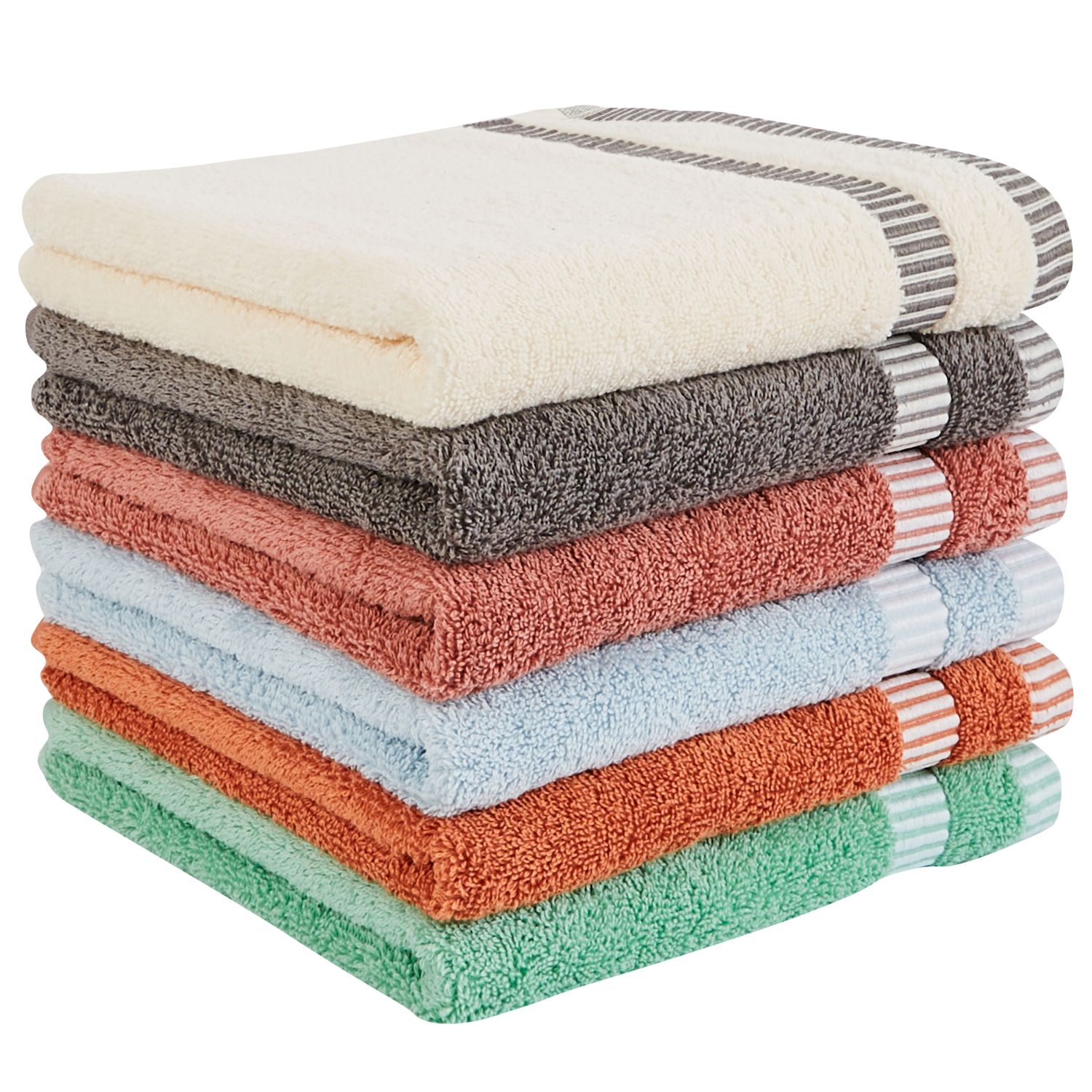 Voir la diapositive 3 : ACTUEL Maxi drap de bain uni en coton 500 g/m²