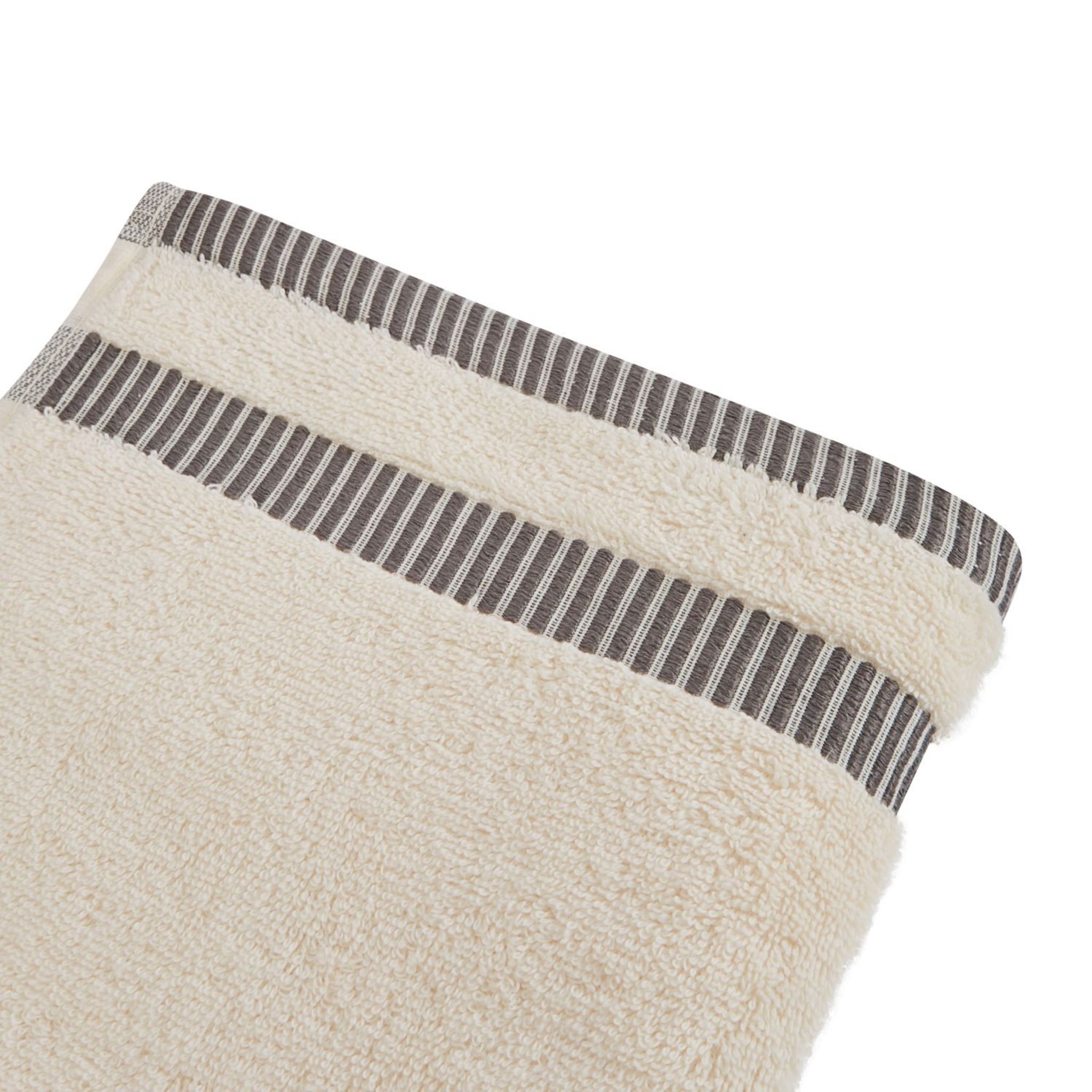 Voir la diapositive 2 : ACTUEL Serviette de toilette unie en coton 500 g/m²