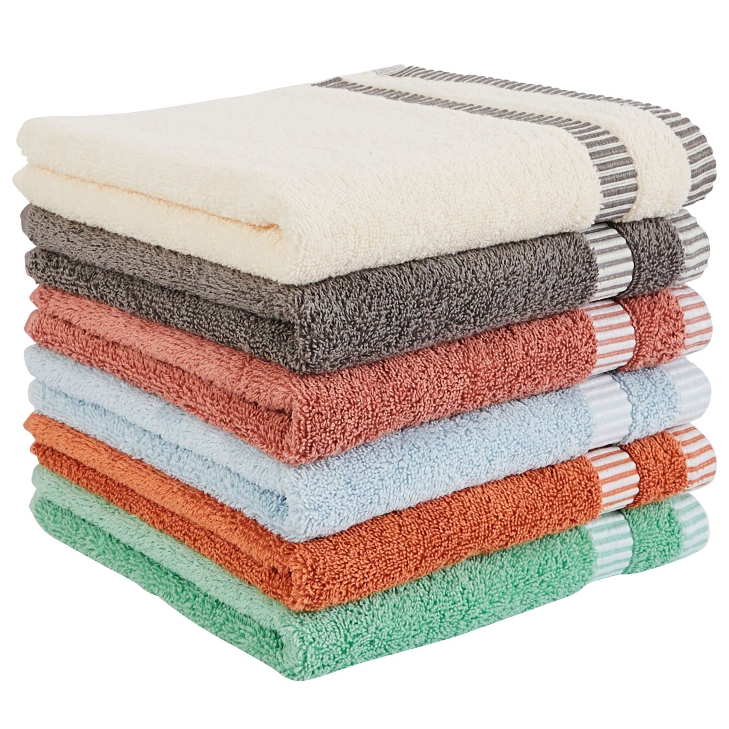 Voir la diapositive 3 : ACTUEL Drap de bain uni en coton 500 g/m²