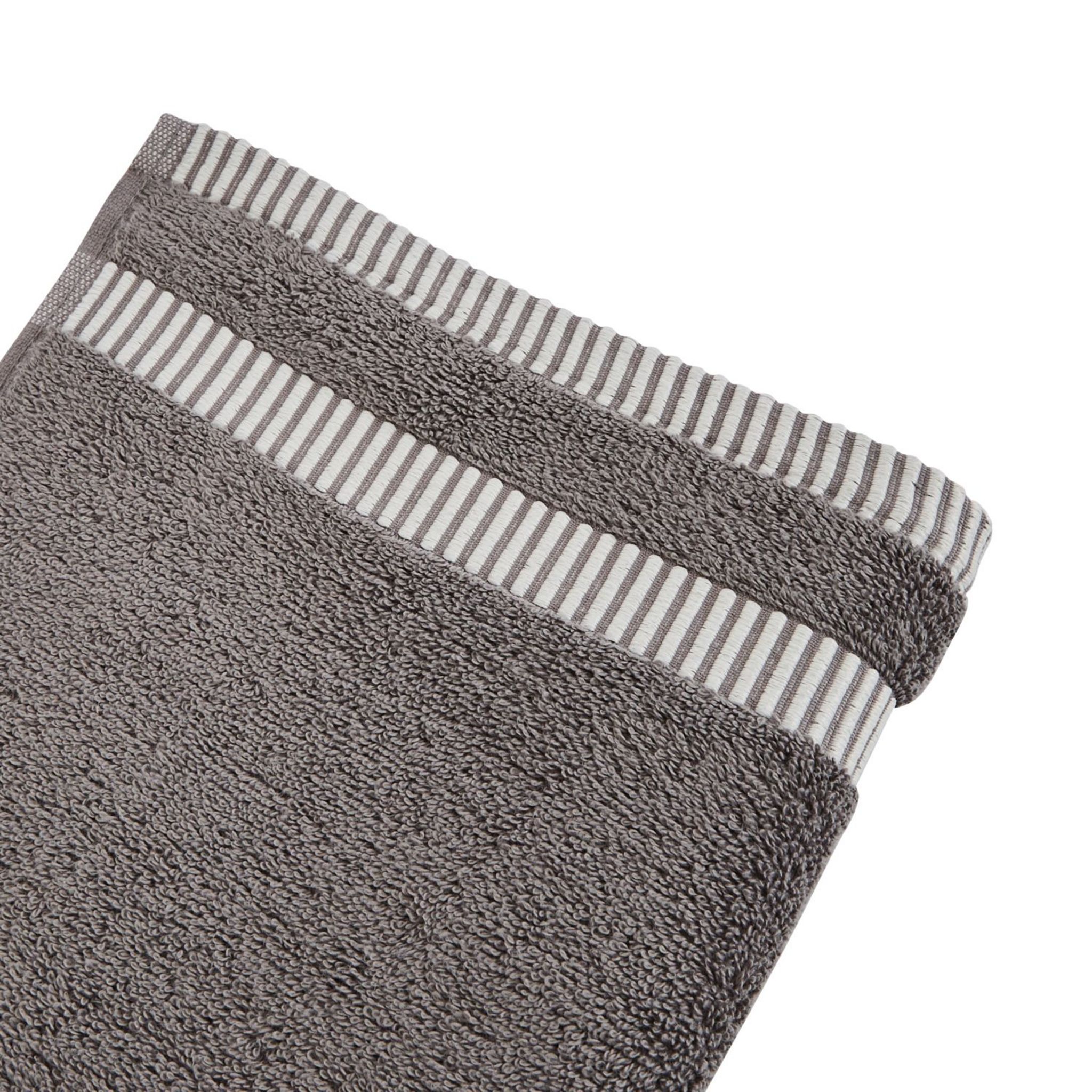 Voir la diapositive 2 : ACTUEL Serviette de toilette unie en coton 500 g/m²