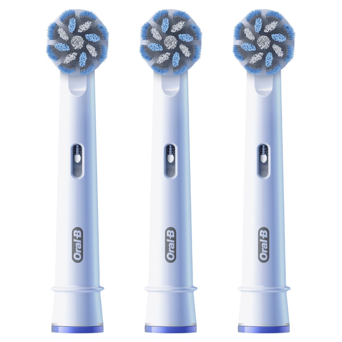 ORAL-B Lot de 3 brossettes SENSITIVE CLEAN PRO - Blanc