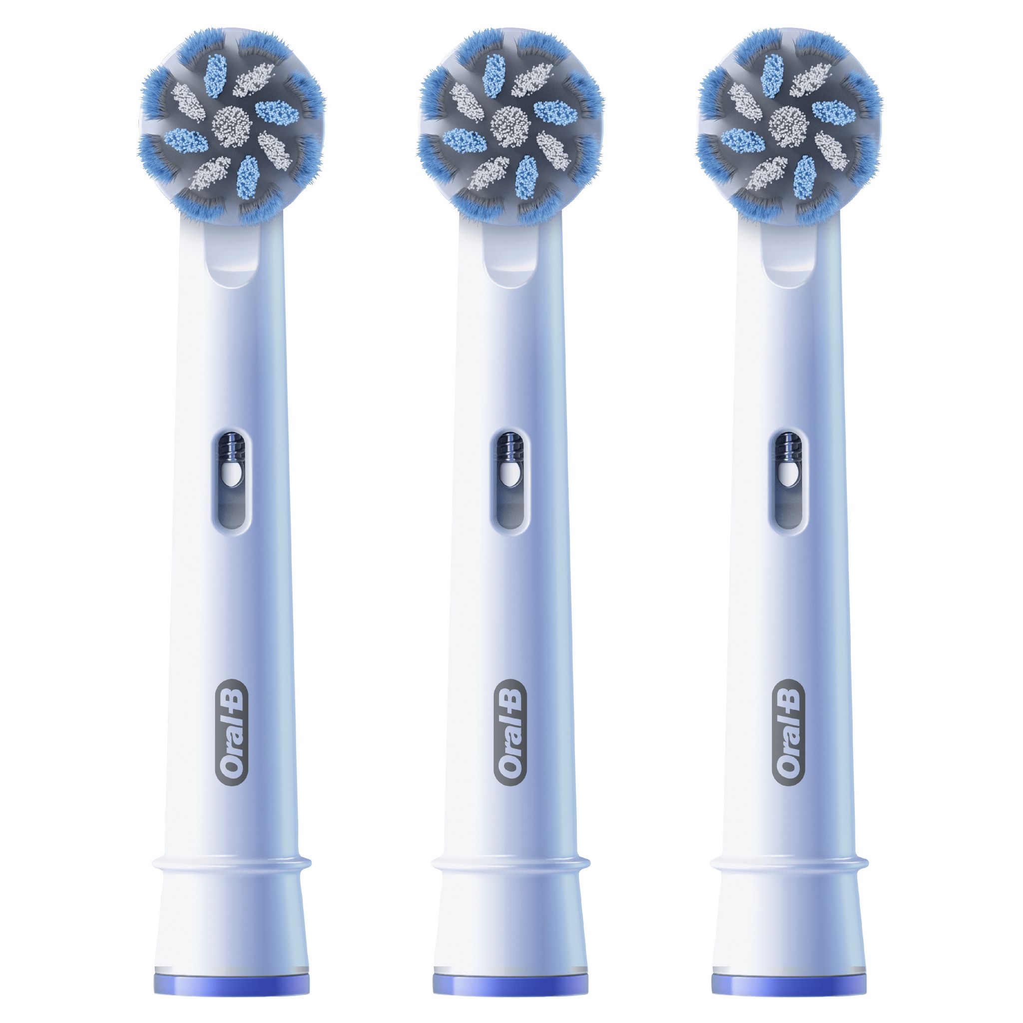 Voir la diapositive 2 : ORAL-B Lot de 3 brossettes SENSITIVE CLEAN PRO - Blanc