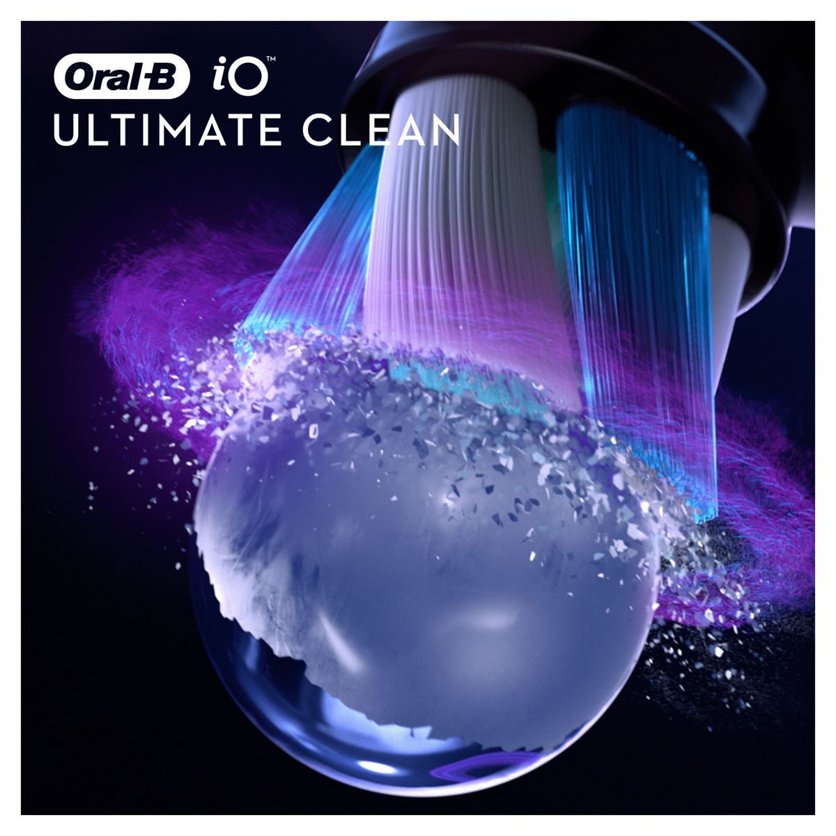 ORAL-B Lot de 2 brossettes iO ULTIMATE CLEAN - Noir