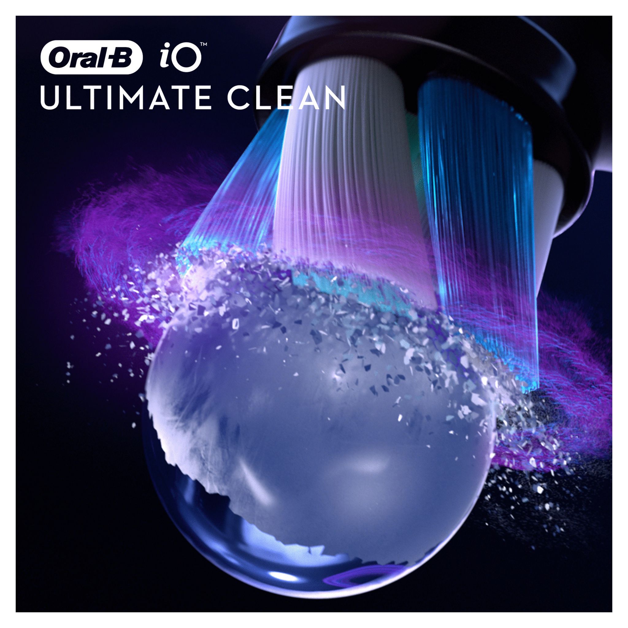 Voir la diapositive 2 : ORAL-B Lot de 2 brossettes iO ULTIMATE CLEAN - Noir