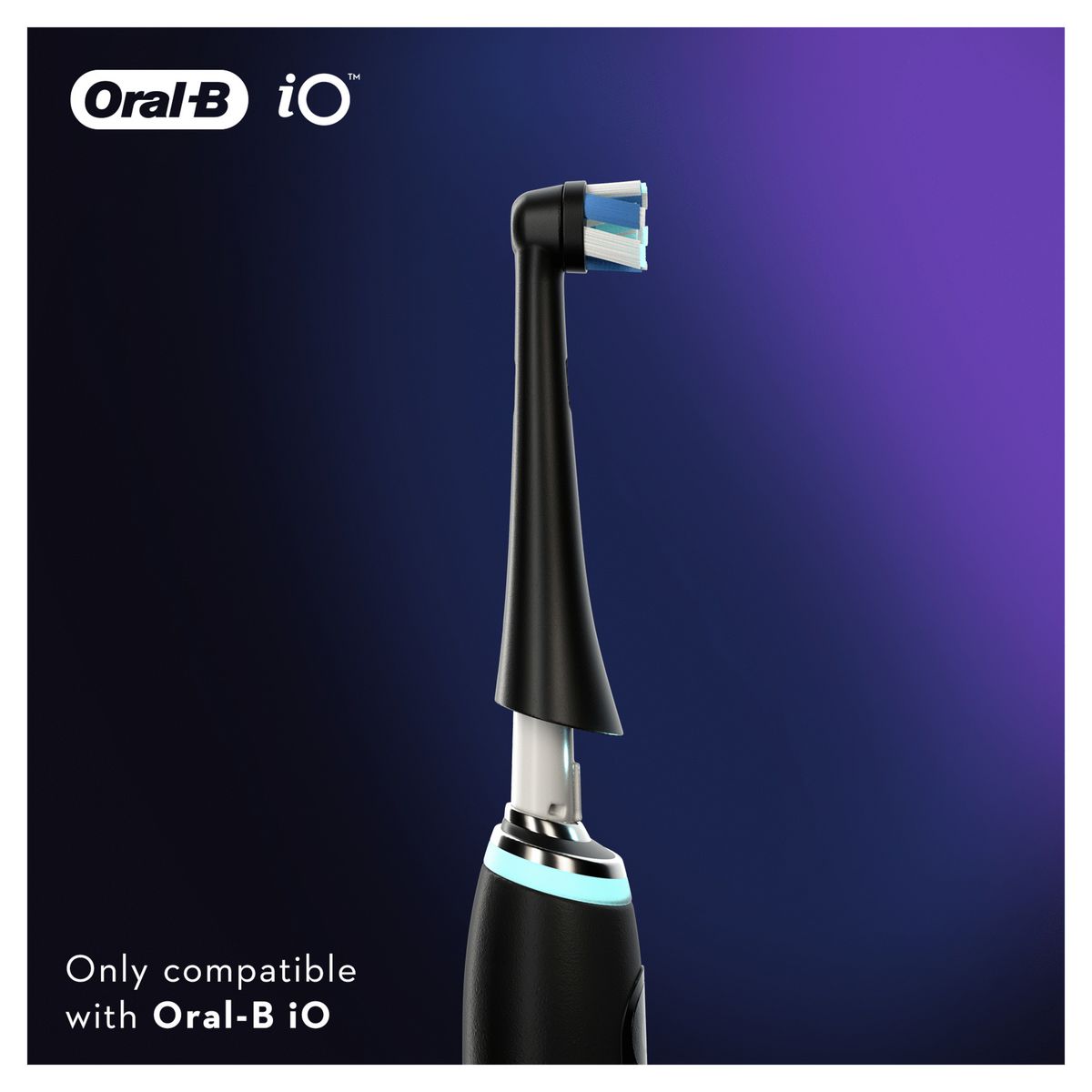 ORAL-B Lot de 2 brossettes iO ULTIMATE CLEAN - Noir
