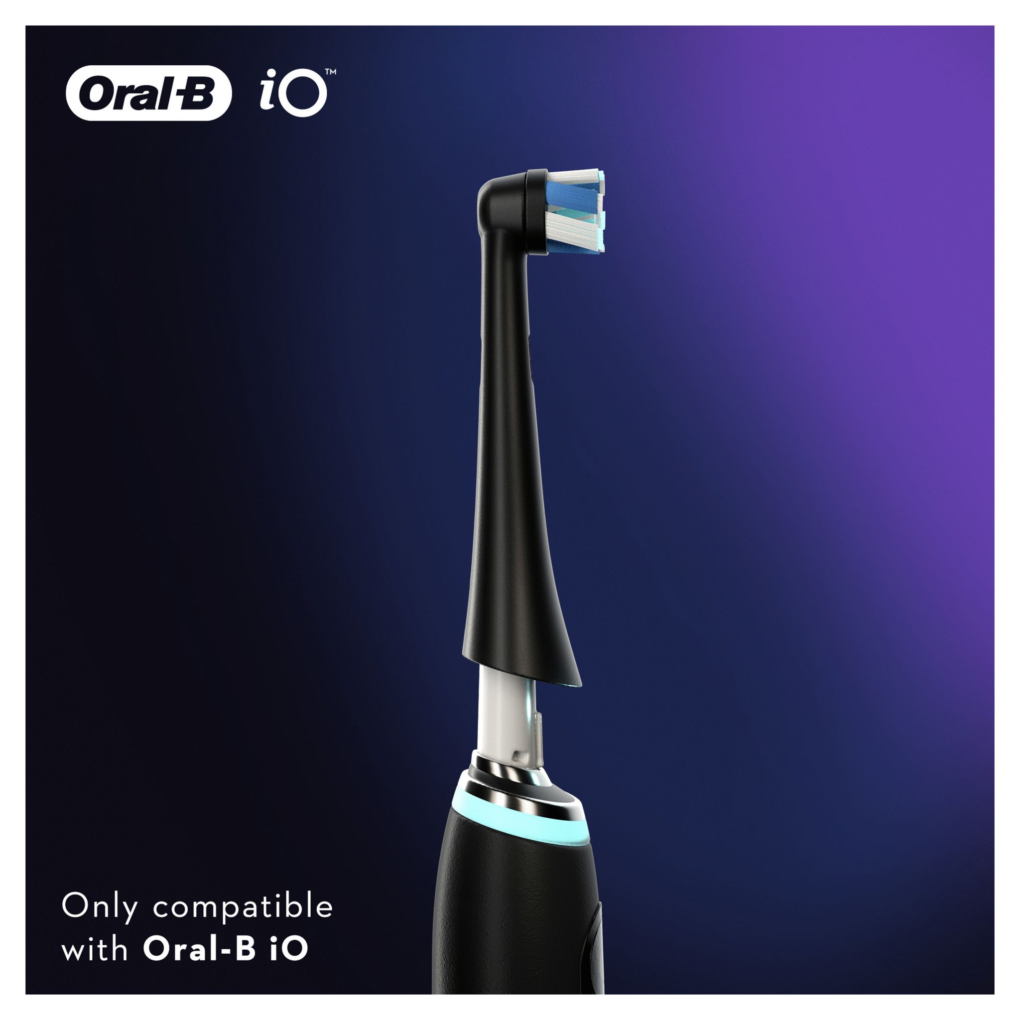 Voir la diapositive 7 : ORAL-B Lot de 2 brossettes iO ULTIMATE CLEAN - Noir