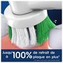 Voir la diapositive 6 : ORAL-B Lot de 3 brossettes CLEAN PRO - Blanc