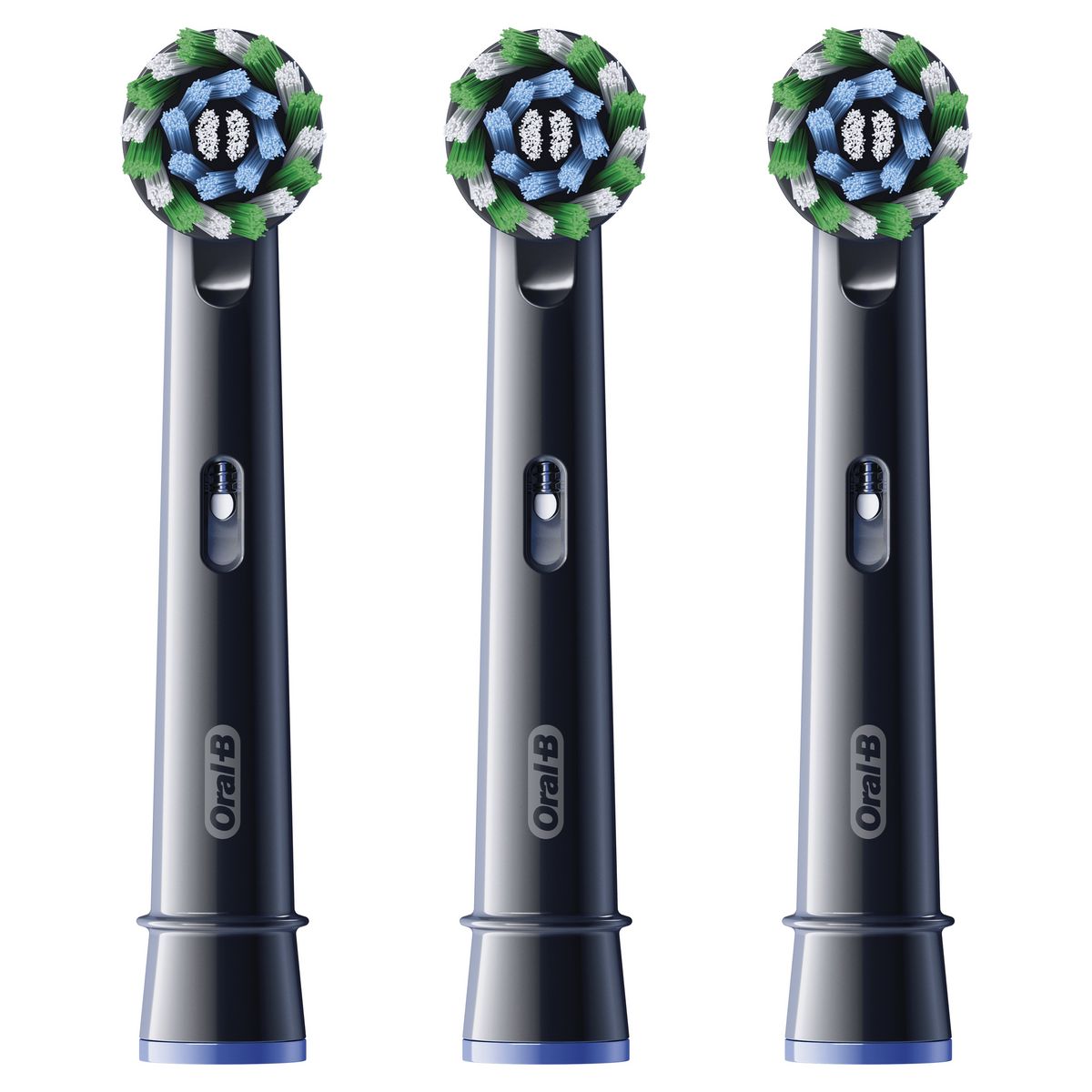 ORAL-B Lot de 3 brossettes  CROSS ACTION PRO - Noir