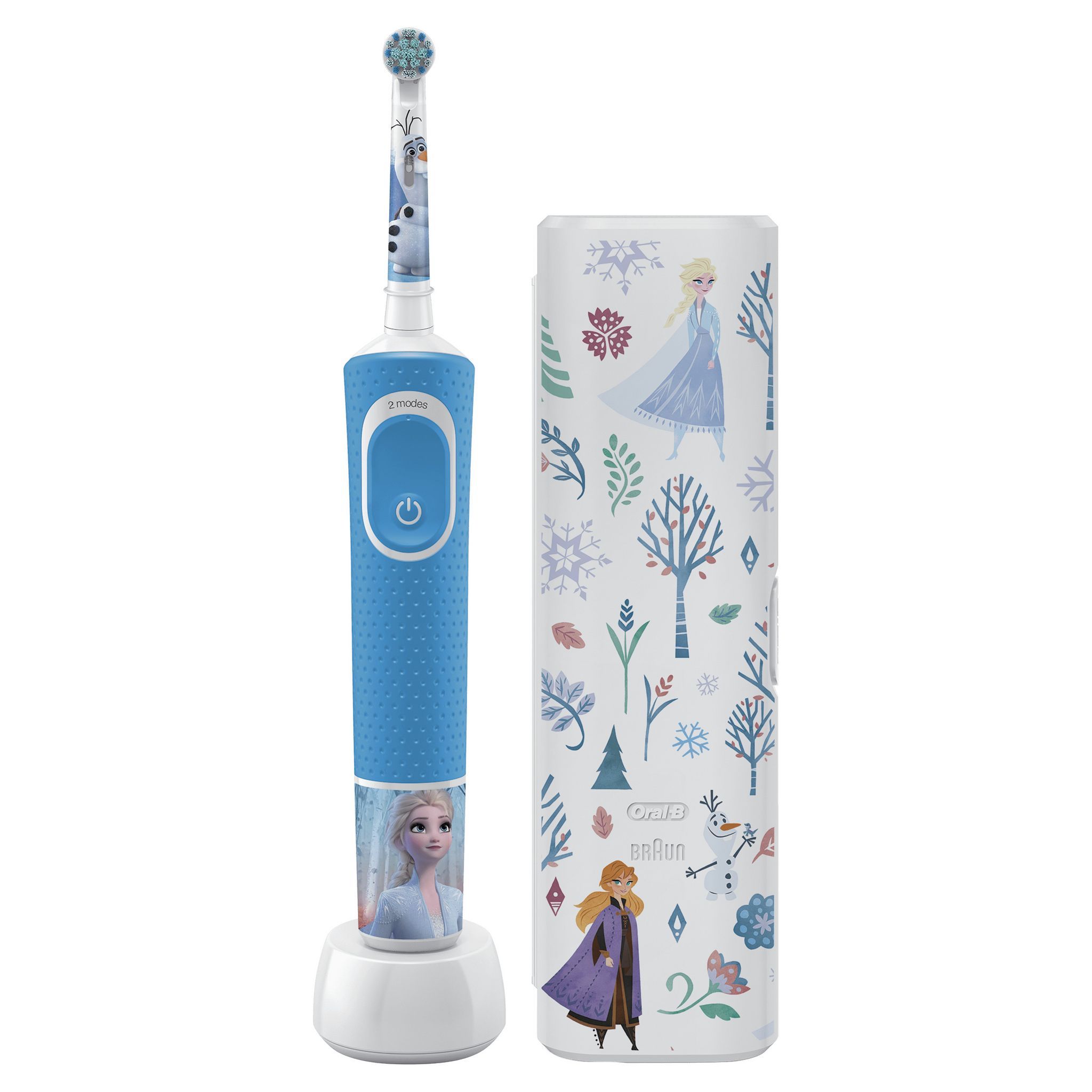 Voir la diapositive 3 : ORAL-B Brosse à dents électrique VITALITY PRO Reine des neiges - Bleu