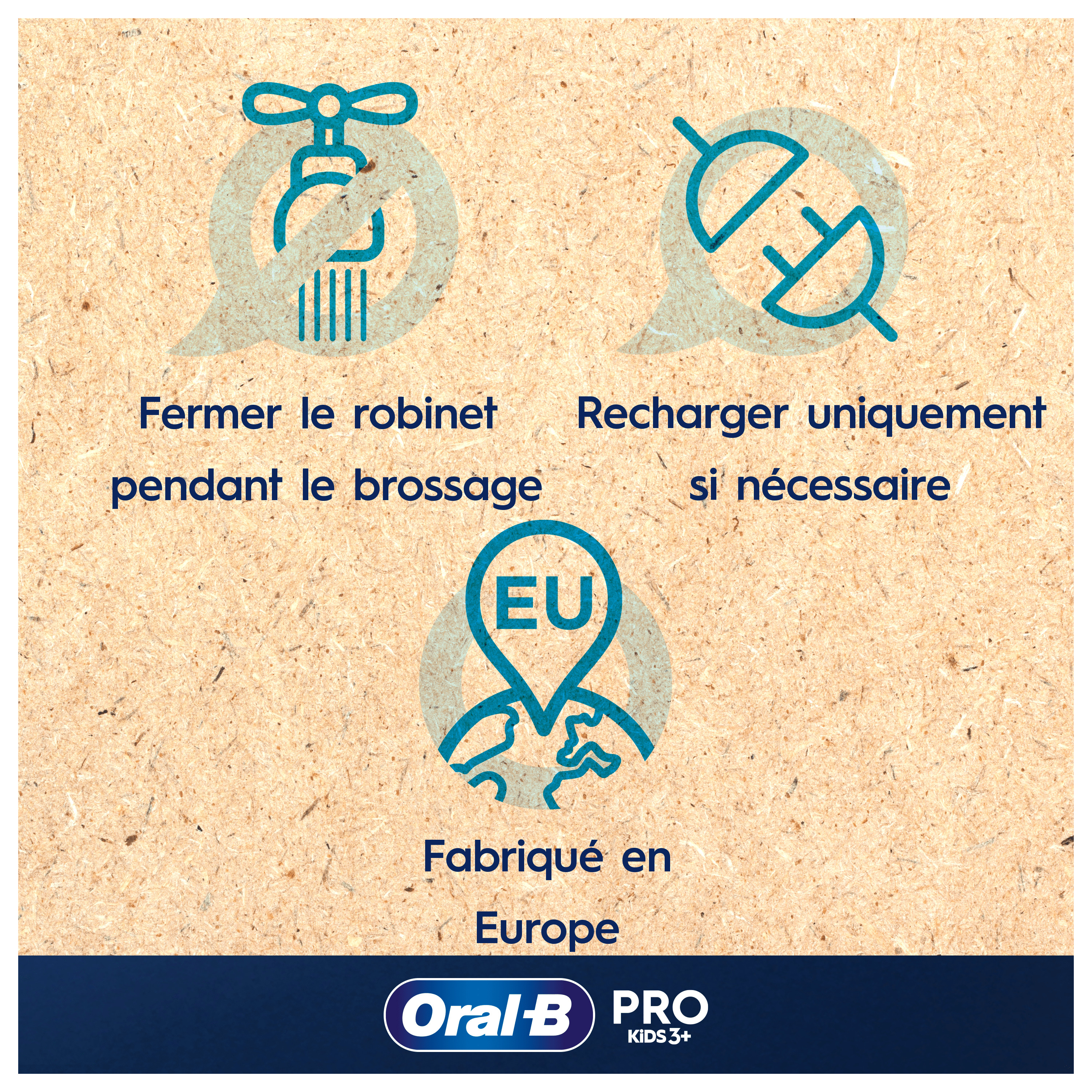 Voir la diapositive 4 : ORAL-B Brosse à dents électrique VITALITY PRO Reine des neiges - Bleu