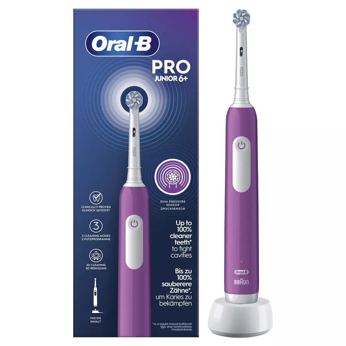 ORAL-B Brosse à dents électrique PRO1 - Violet