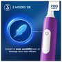 Voir la diapositive 3 : ORAL-B Brosse à dents électrique PRO1 - Violet
