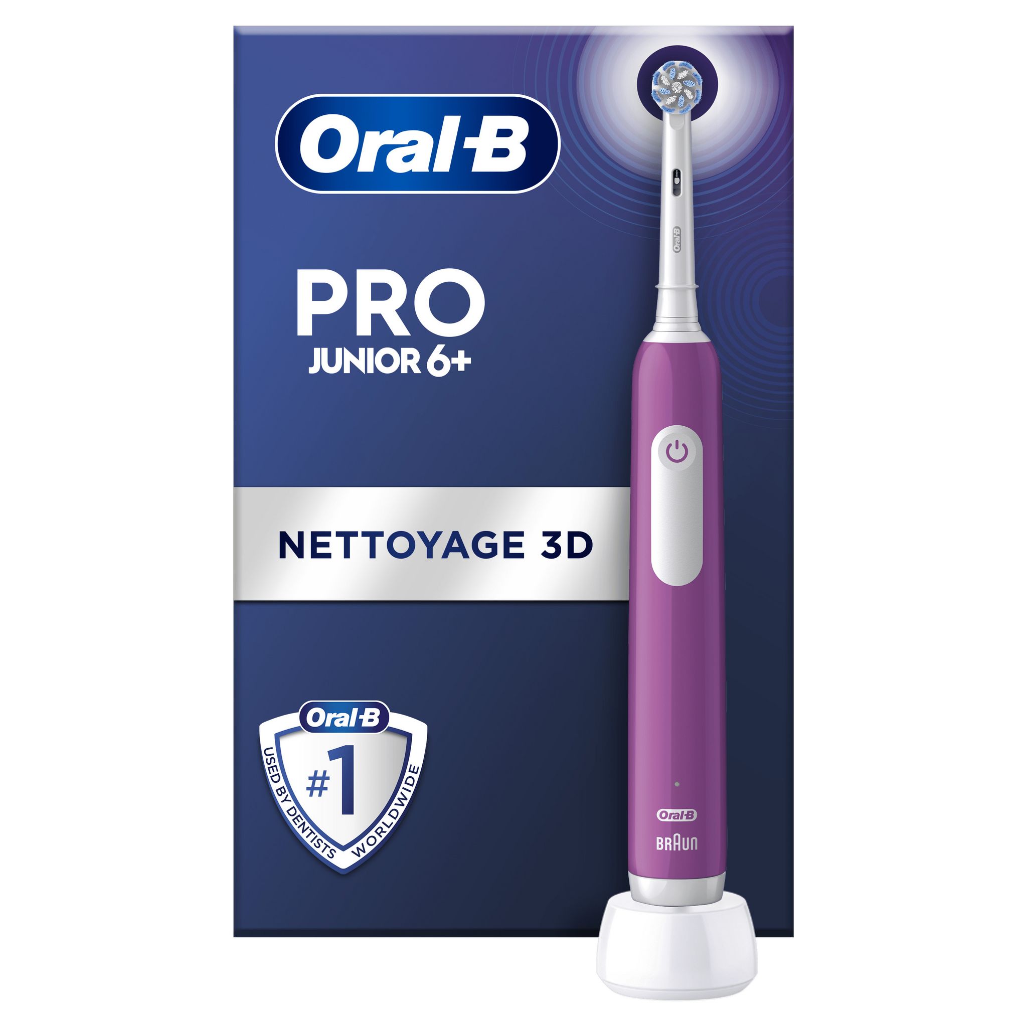 Voir la diapositive 6 : ORAL-B Brosse à dents électrique PRO1 - Violet