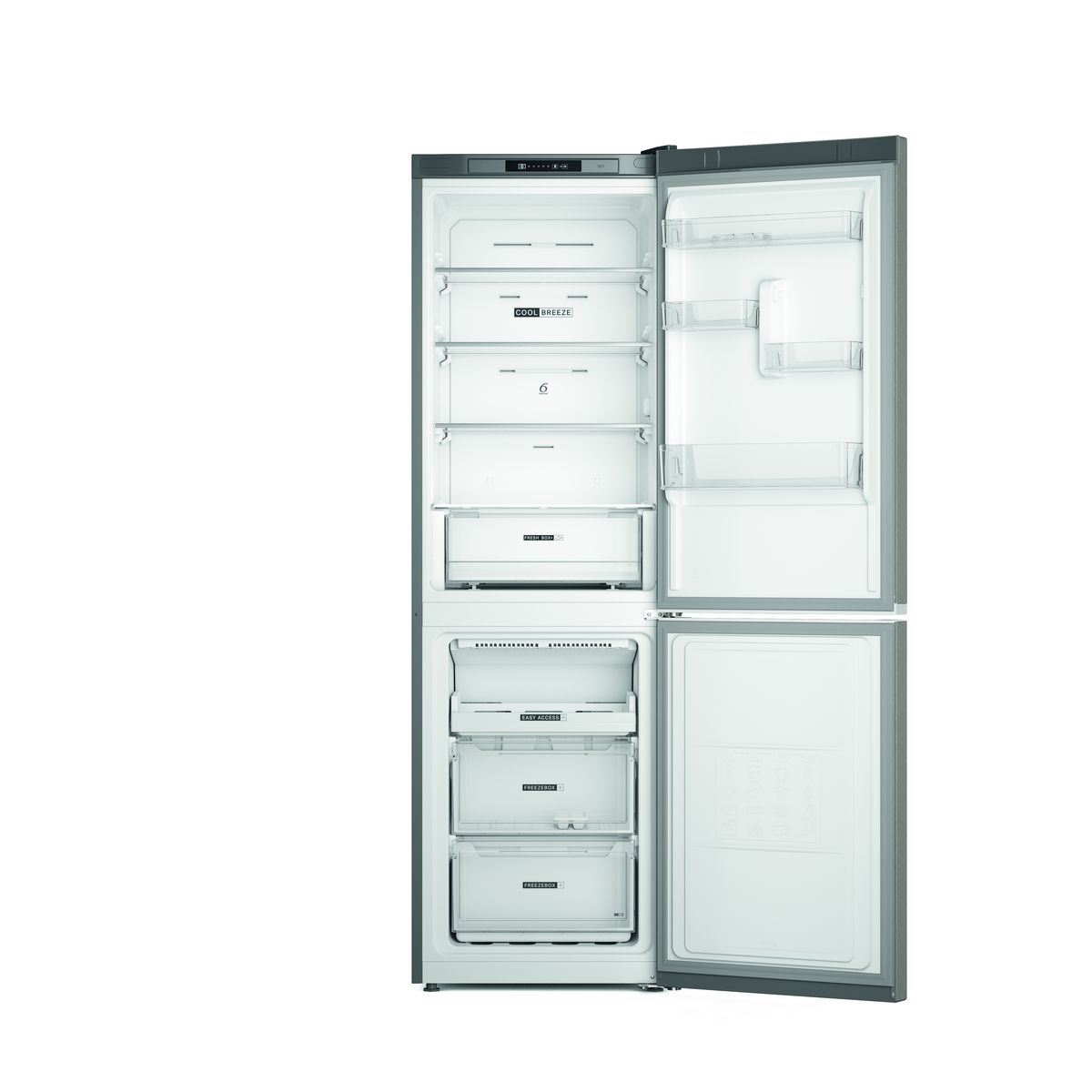 WHIRLPOOL Réfrigérateur combiné W7X8110X, 335 L, Froid ventilé No Frost, F